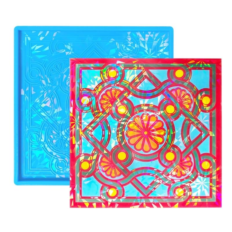 Holographic Paint Ornament Craft Silicone Mold Jewelry Epoxy Casting Jewelry Tool Making Resin Diy Craft Home Decoration