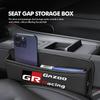 NEW Car Seat Gap Storage Box Leather Storage Box Accessories For Toyota GR Sport Yaris Chr Auris Rav4 Prius Prado Avensis Verso