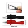 2Pcs Insulated Crocodiles Clamps Wire Tips Test Clip 1000V Alligators Crocodiles Test Clip Clamp for Electrical Testing