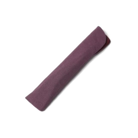 Kyoto Geibido Fan Case 23.5cm Men's Japanese Style Accessory Made in Japan Cotton Linen (Purple)