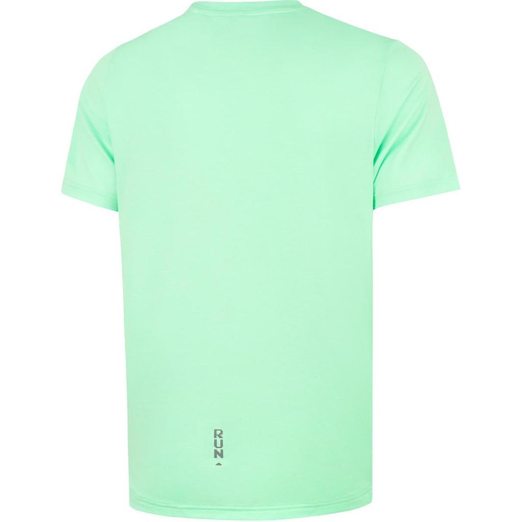 Li Ning Running Series Solid Color Logo Round Neck Comfortable Breathable Short Sleeve T-Shirt Men Tops Cool-Green ATSU551-2