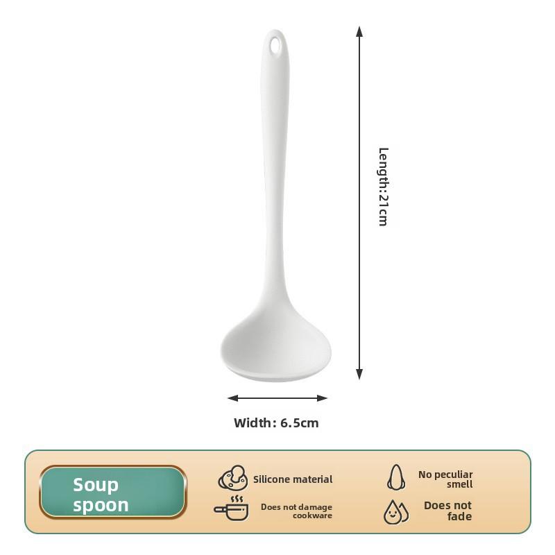 All-in-one silicone spatula, food-grade, high-temperature resistant oil brush, egg beater, home baking tool set