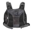 Strap Fishing Vest Fly Fishing Vest 8 Pockets Oxford Cloth Reflective Strips Mesh Lining Adjustable Fishing Gear for Outdoor Black