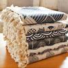 Nordic Cotton Linen Tablecloth Soft Comfortable Durable Waterproof Heat Insulation Square Tassel Trendy Fresh Dining Table Cloth