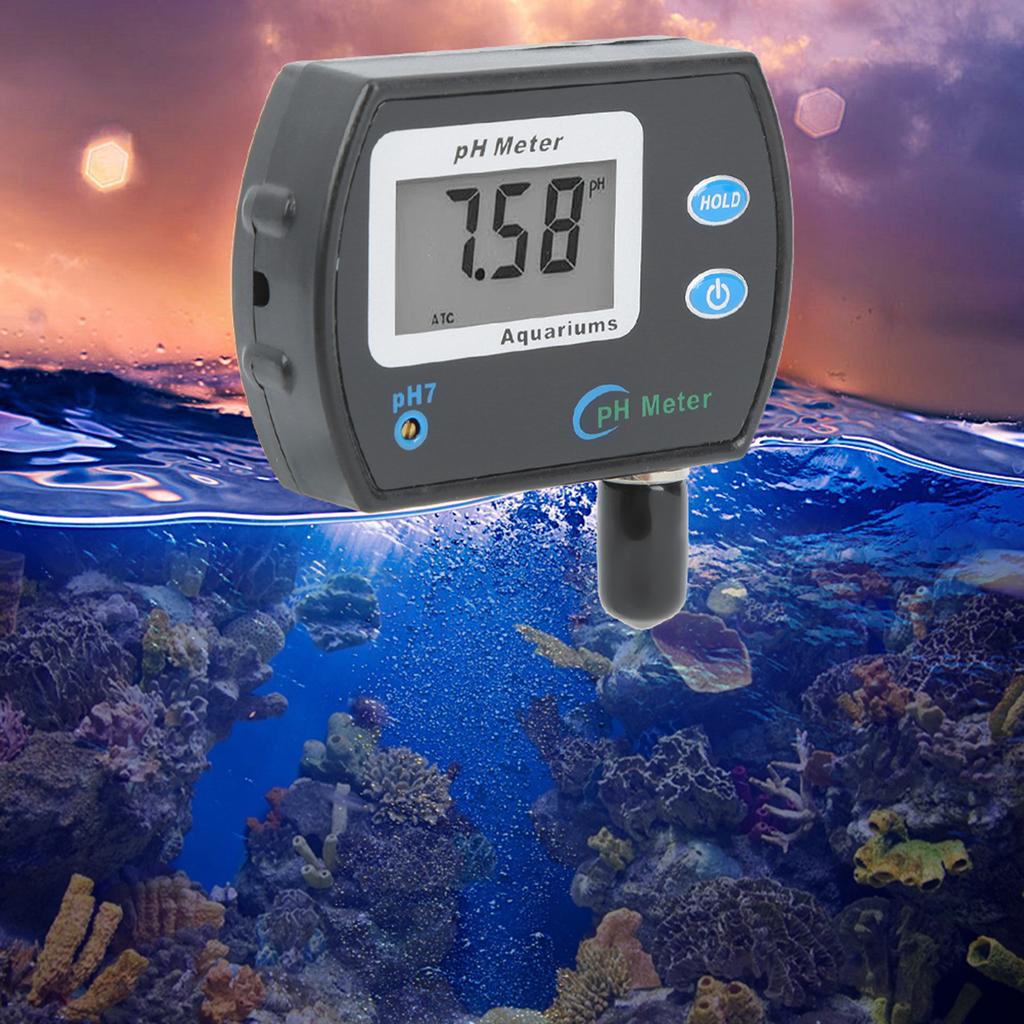 LCD Digital PH Meter Tester Aquarium Swimming Pool Water Quality Testing Gauge