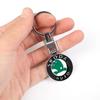 Für Skoda Octavia Kodiaq Fabia Superb Yeti Enyaq Rapid Kamiq Karoq Derivati Vrs Auto Emblem Schlüsselanhänger Styling Schlüsselring Zubehör kybf34
