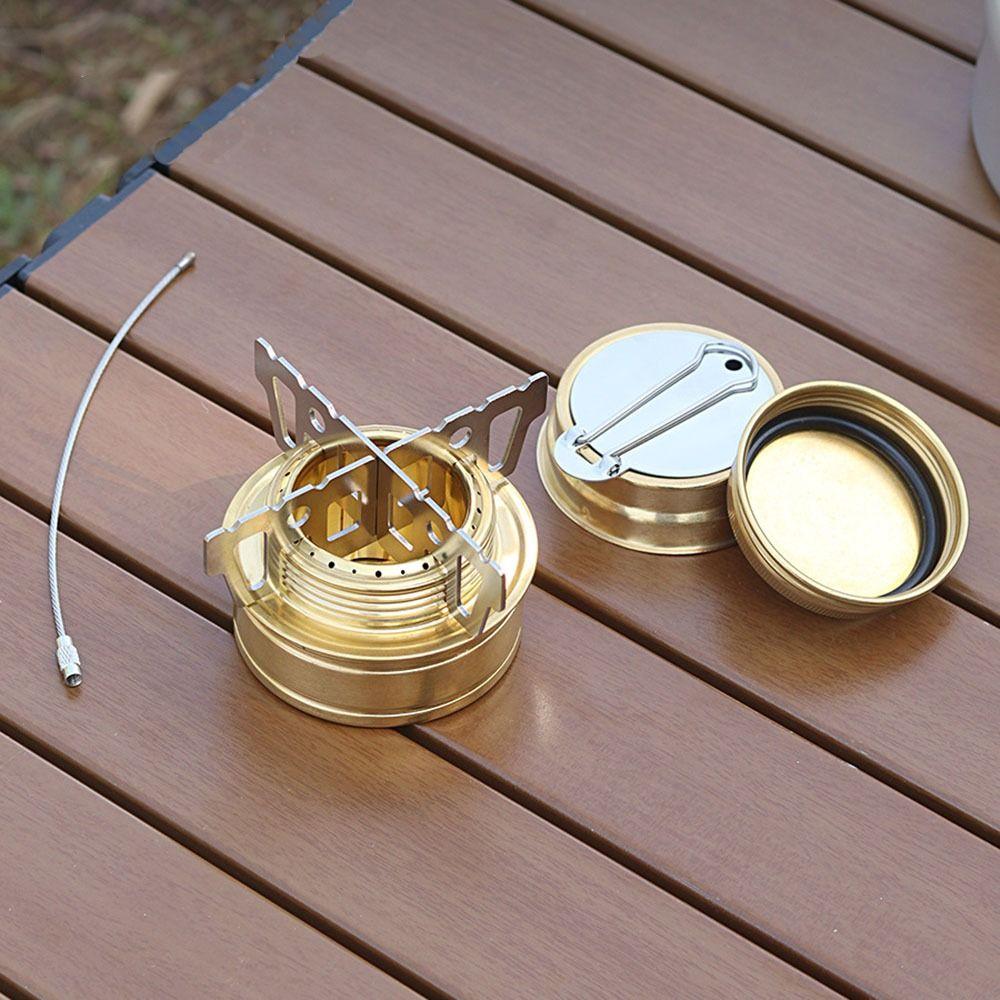 Stainless Steel Alcohol Stove Portable Alcohol Burner Durable Camping Stove