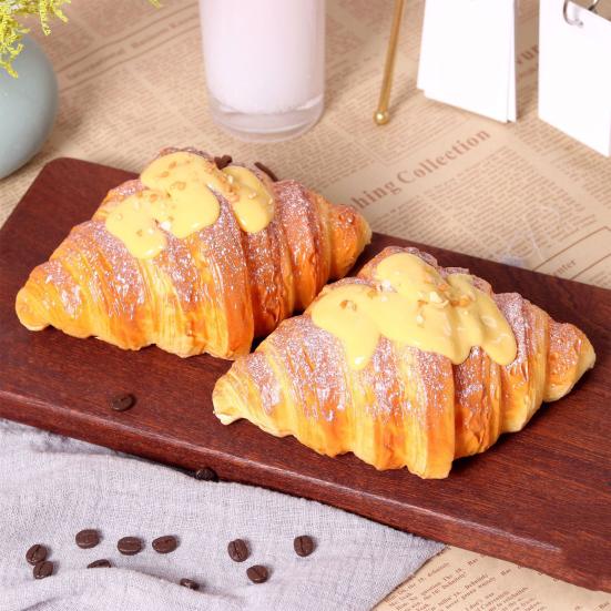 Rising Simulation Croissant Squeeze Toy Stress Relief Bread Shape Sensory Toy Decompression