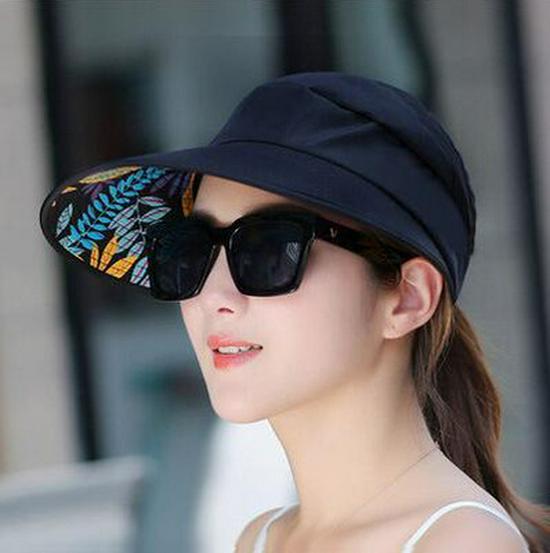 Korean Style Women's UV Protection Foldable Sun Hat - Outdoor & Travel Casual Hat