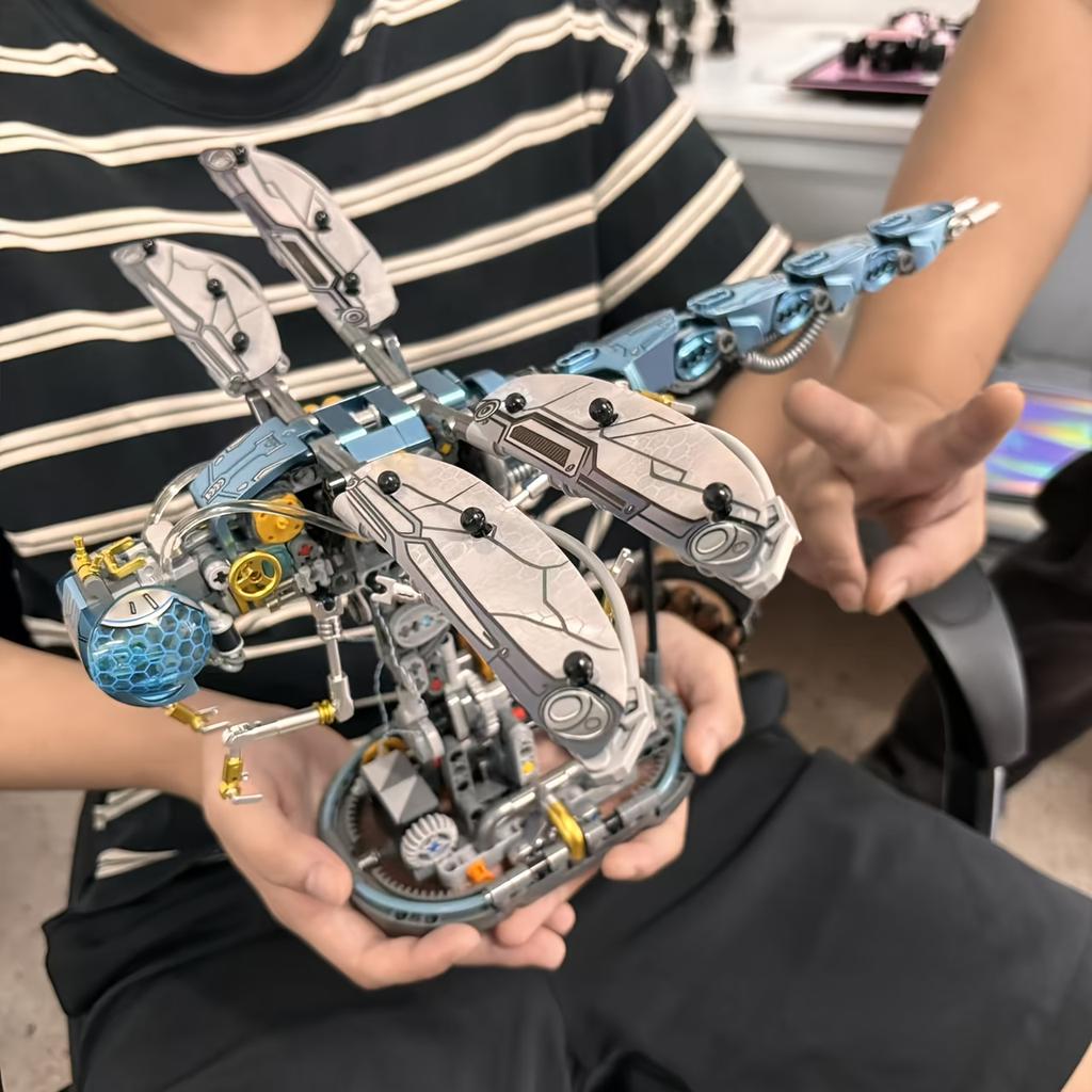 Series Technology Dragonfly Building Block Models High-Precision Models Complex Designs Precise Parts Stable Structure Assembly Kits A Great