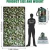 PE-Notfallschlafsack, Camouflage, wasserdicht, tragbar, Survival, 120 x 200 cm, Schlafsack für Outdoor-Camping, Wandern, Abenteuer