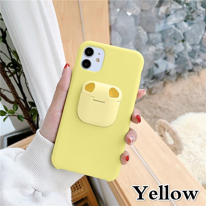2 In 1 Scatola di archiviazione per auricolari per Airpods Phone Case per  iPhone 11Pro Max XS X X XR Cover in silicone per cuffie acquista in modo  economico — spedizione gratuita,