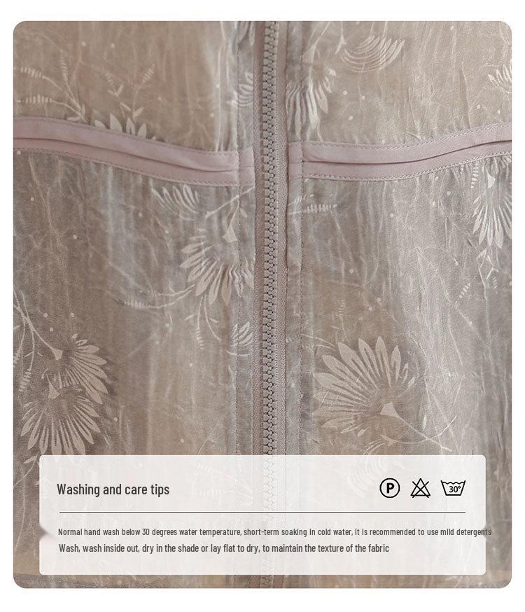 Stylish UV Protection Lightweight Jacket for Middle-aged Women