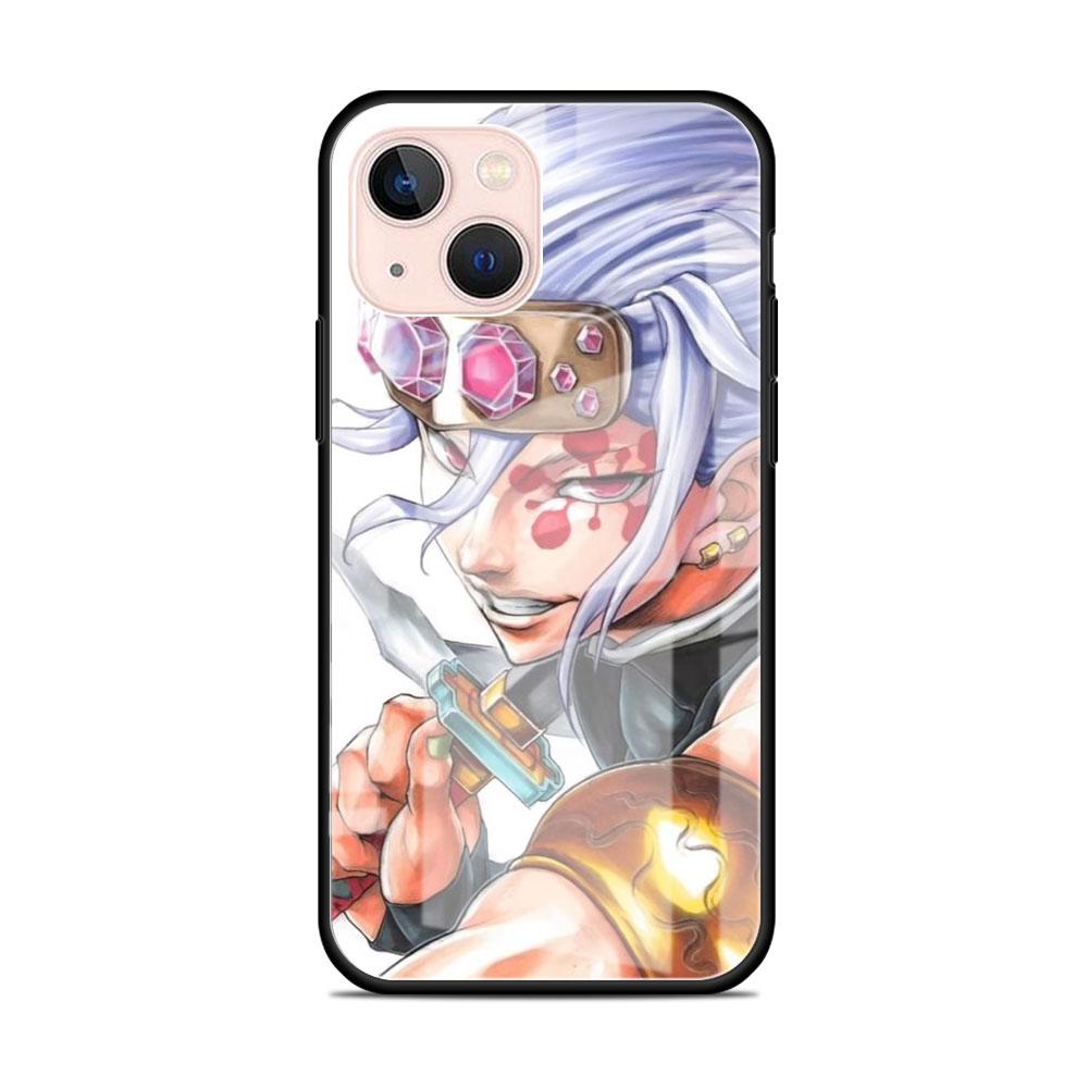 

Стеклянный чехол Demon Slayer Anime для Apple iPhone 14 11 13 Pro 12 7 8 Plus SE 2022 XR X XS Max 6 6S, закаленный чехол для телефона iPhone 14 Pro Max