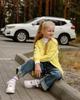 Bomber Jacket – Girls' Warm Snap-Up Jacket with Printed Text, Winter, 6404-025-33-5 HC