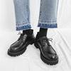 Casual Derby Men's Shoes Classic minimalist thick bottom style Outdoor Trendy Party Youth Office lace-up Hot selling Daily shoes