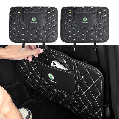 Rückenlehnenschutz für Autositz Trittschutzmatte für Octavia 1 2 3 A4 A5 MK2 Fabia Kamiq Kapoq Kodiaq Rapid SCALA