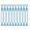 10pcs Silicone Cable Ties Self-Locking Cable Holder Colorful Flexible Cable Winder Wire Organizer For TV Charging Cable Storage