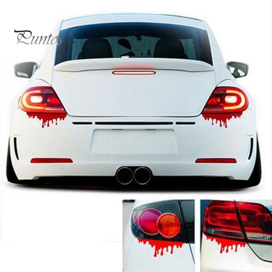 Autoaufkleber Reflektierend Einzigartig Rot Kreative Aufkleber für Autos Blut