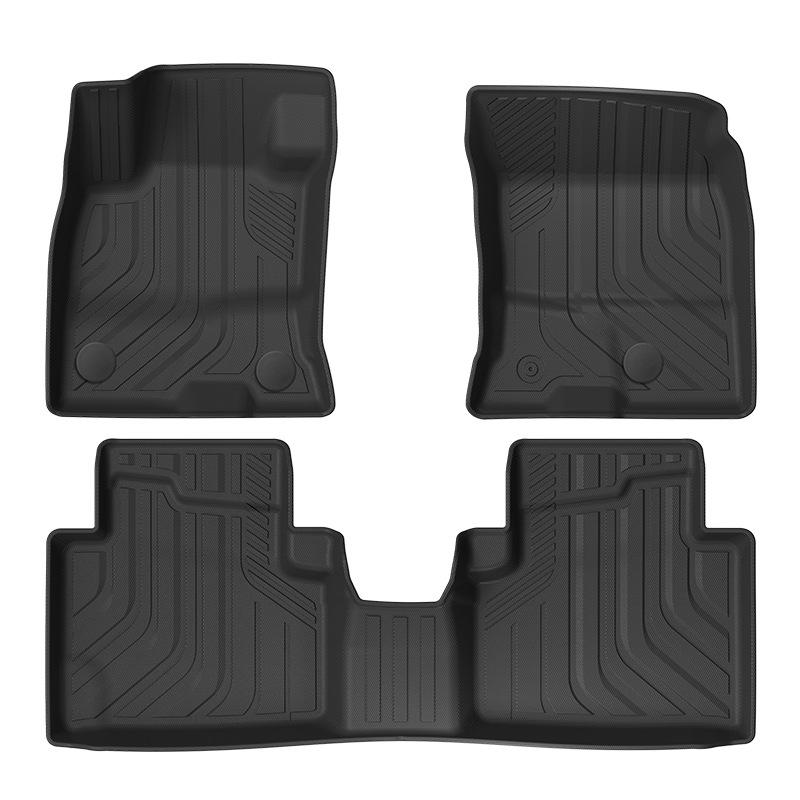 Eco-Friendly TPE Floor and Trunk Mats for 2020 Ford Kuga Hybrid (LHD, EU).