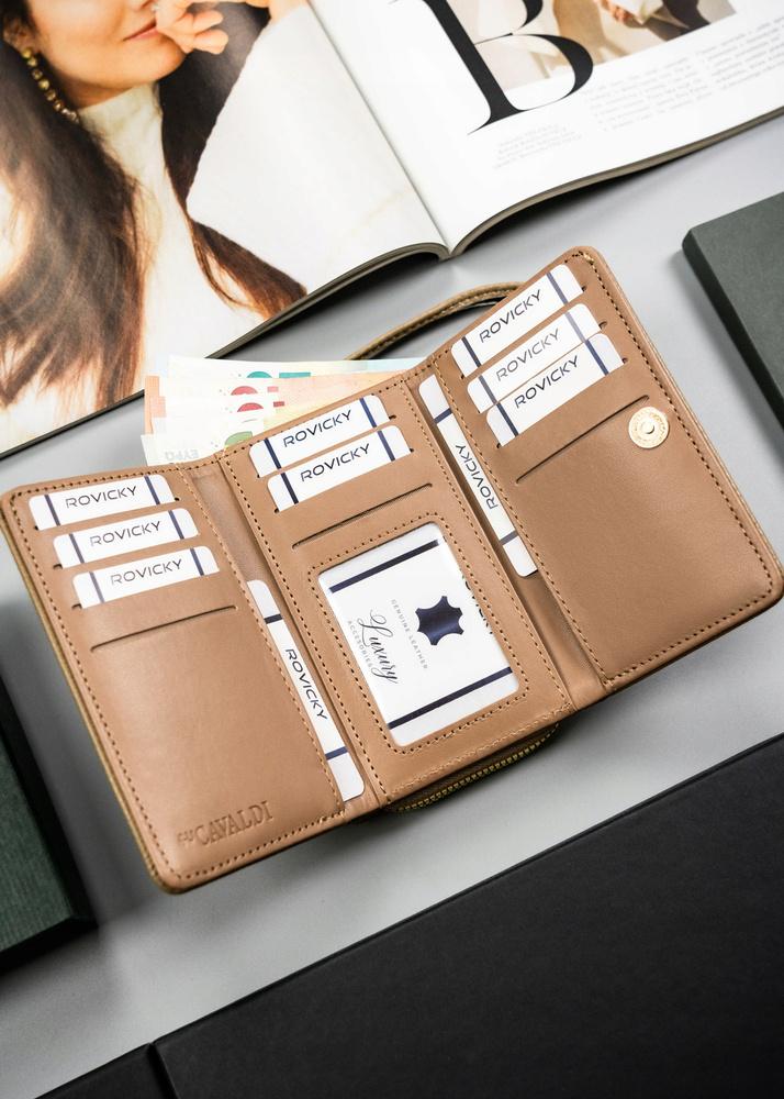 Klasyczny poziomy portfel damski marki 4U Cavaldi