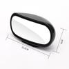 1/2Pcs Universal Car Auxiliary Rear View Mirror 360 Rotation Wide Angle Side Rear Mirror Blind Spot Parking Assitant for Car