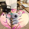 1pc Koala Tree Branch Chair Carpet for Office, Soft Flannel Throw Mat, Perfect for Office, Holiday Party Decoration Choice yy260209011