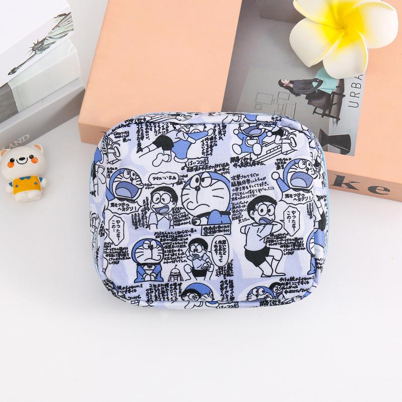 Snoopy Doraemon Hello Kitty Cinnamoroll Vzor Přenosná taška na uložení kosmetiky Pro dívky a cestování