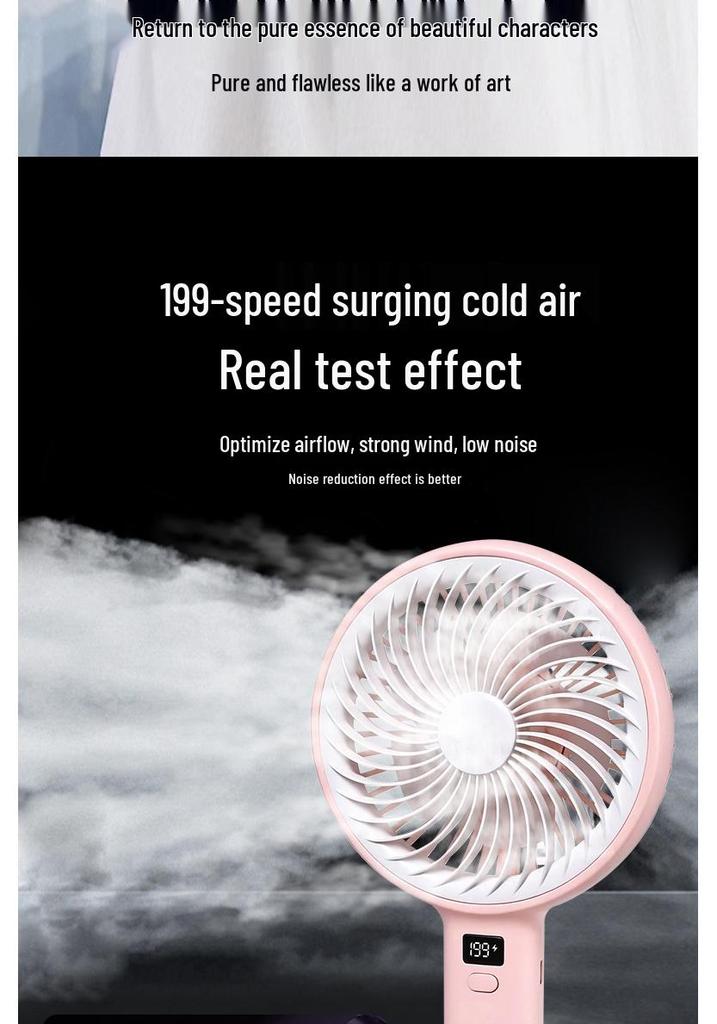 Handheld Mini Desktop Fan: Portable Summer Essential for Students and Gifts