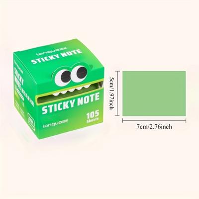 105 Sheets Per Box Sticky Notes, Pull-out Style, Pearl Sheen, Transparent for Note-taking, School Supplies