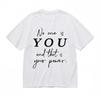Men's Trend Classic T-Shirt Handwritten Empowerment Statement Design Tee