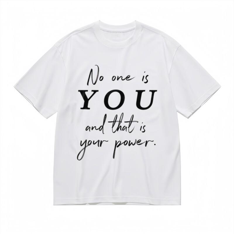 

Men s Trend Classic T-Shirt Handwritten Empowerment Statement Design Tee S