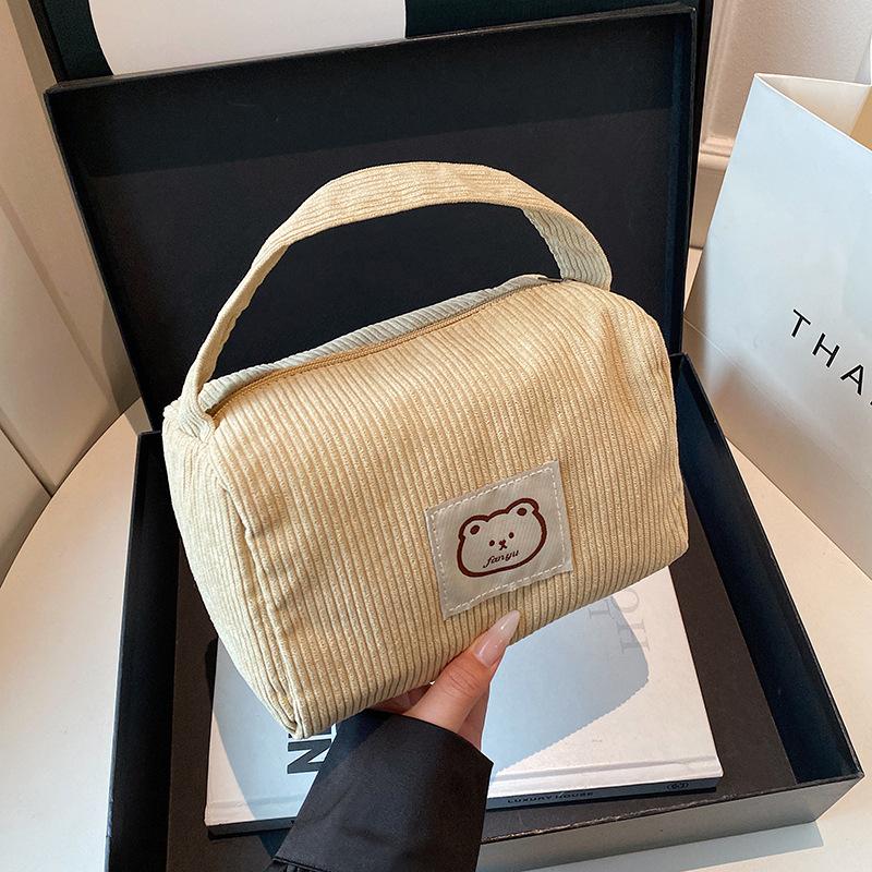 Cosmetic Bags for Women Plush Cute Handbag Summer Fashion Soft Comfortable Large Capacity Trendy Handbag for Women Organizer