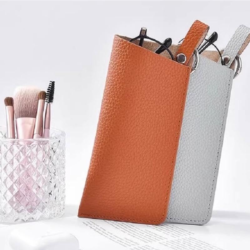 Portable Hanging Glasses Storage Bag Lightweight PVC Design Waterproof Protective Case With Soft Lining For Eyewears Care