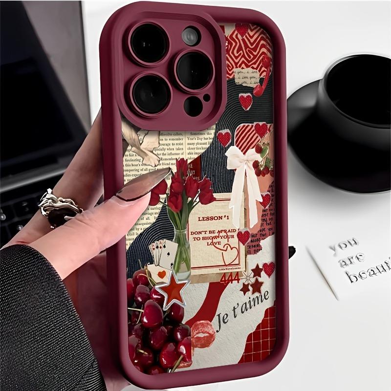 Blossom Patterned Phone Case For iPhone 11 Case iPhone 15 17 13 12 14 16 Pro Max Plus 17 Air SE Soft Silicone Shockproof Cover