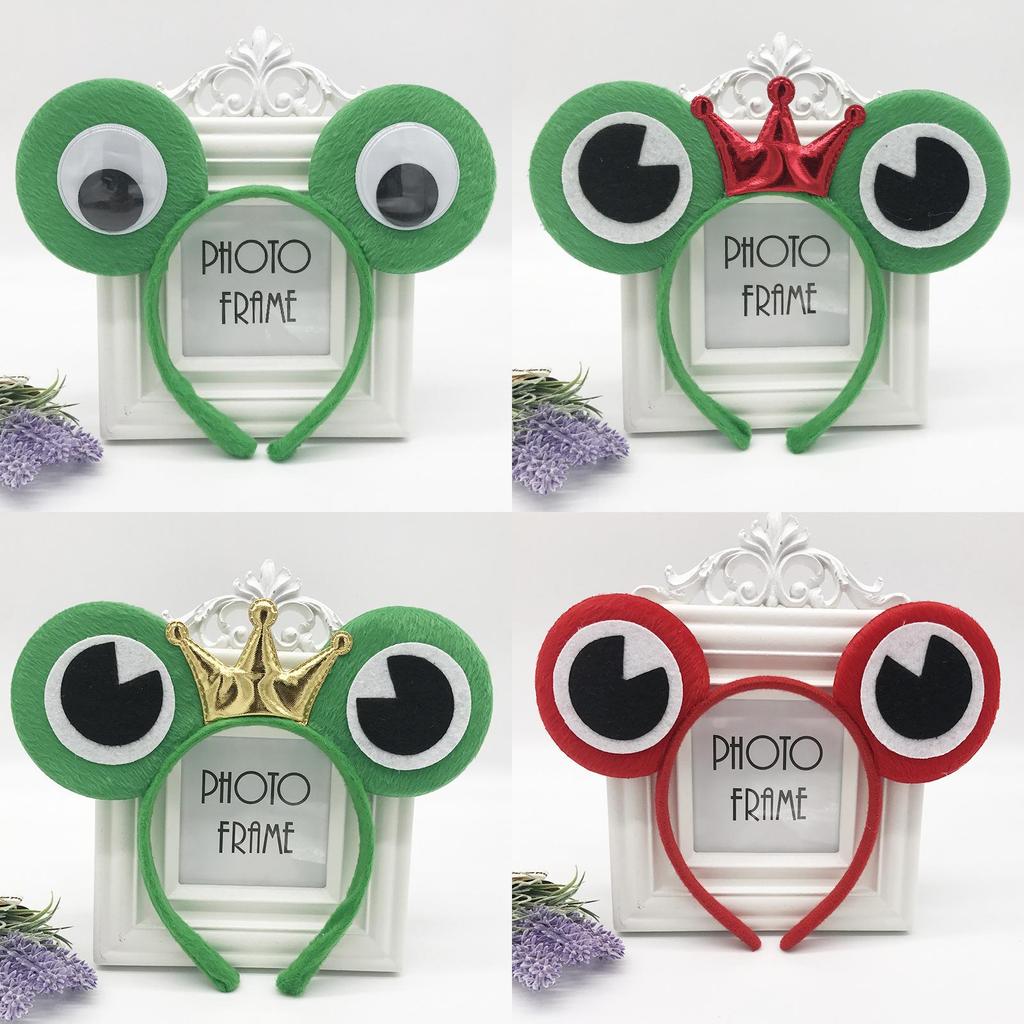 Frog Princess Hairband Kids Party Headwear Handcrafted For School Events And Plays