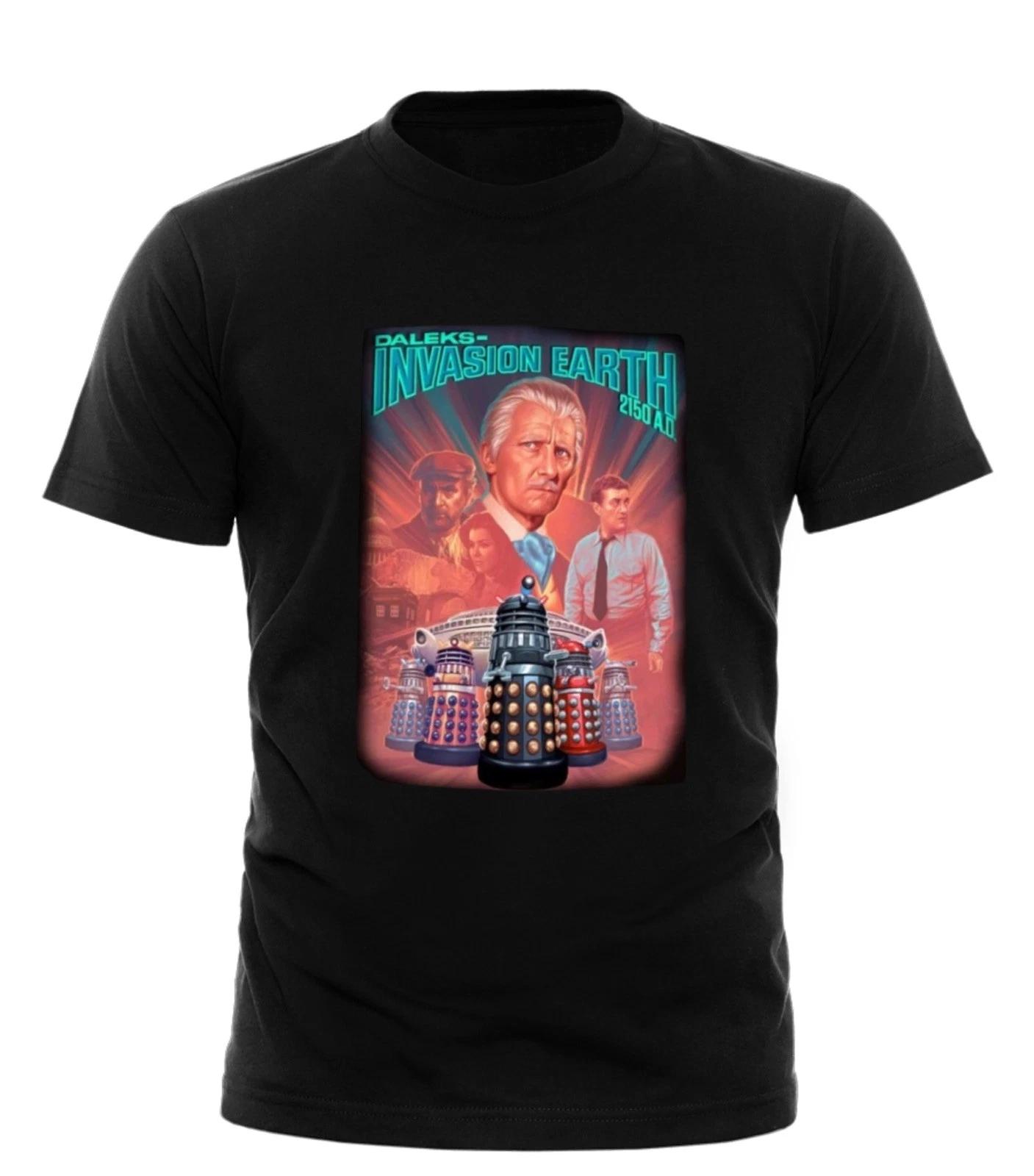 Darleks Invasion Earth | Doctor Who | Sci-Fi Movie T-Shirt - All sizes 3XL