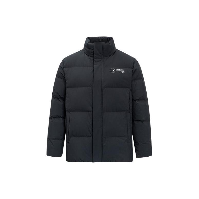 ANTA Down Jackets Men s Black Stand Collar Thickened Other 952247944-4 XXXL