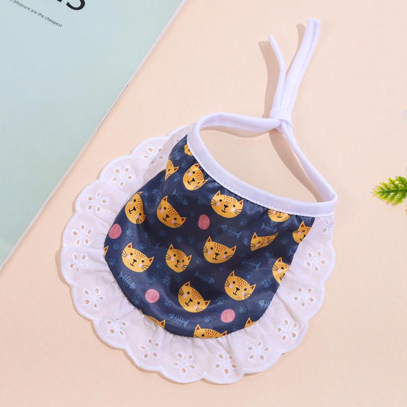 

Avocado Pet Bibs: Cute Cat, Teddy, and Dog Designs 14x19cm, adjustable to 50cm