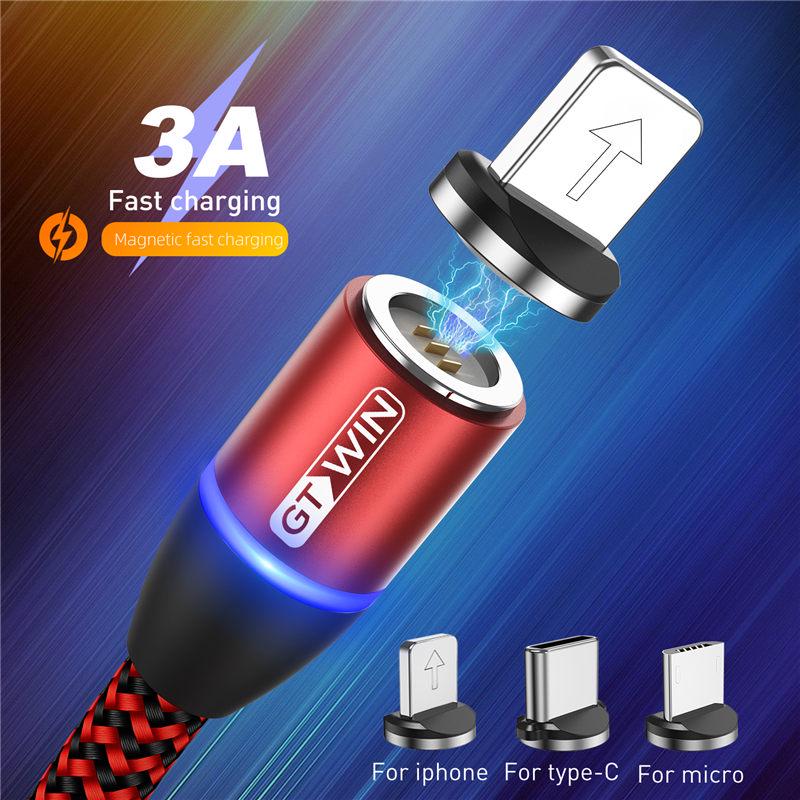 Buy 3A USB Cable Fast Charging For iPhone Phone Micro