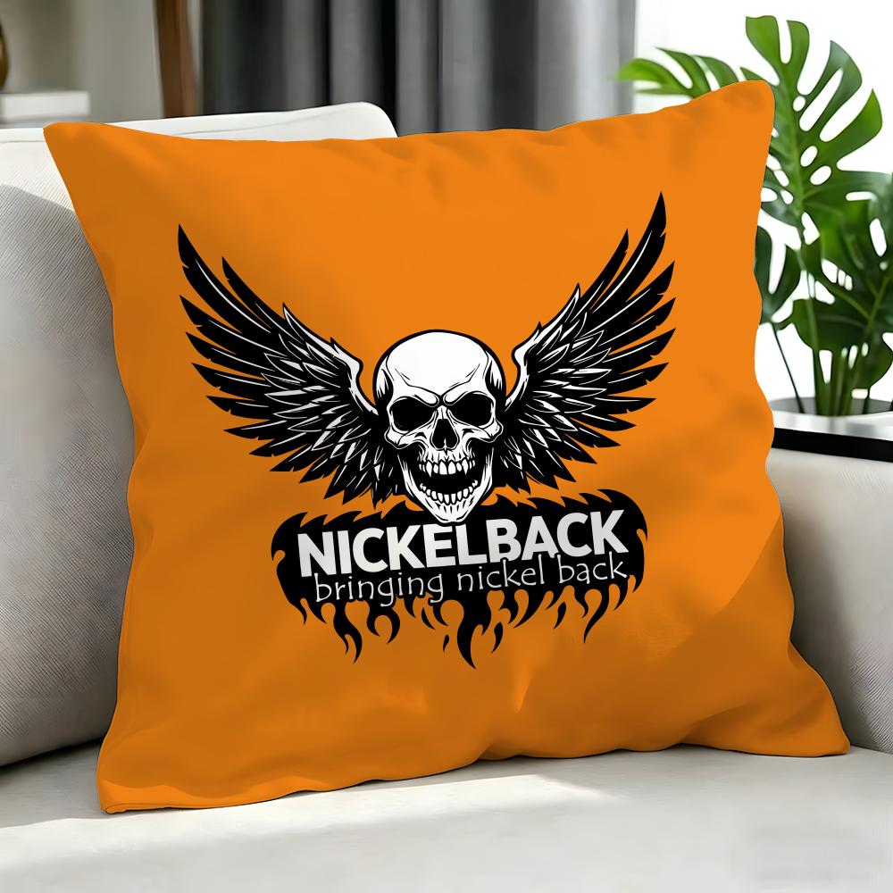 Rock Nickelback Cushion Cover Cushion Cover Set 4Pcs 50X50 45X45 40X40 Pillowcase Decorative Sofa Home Decor