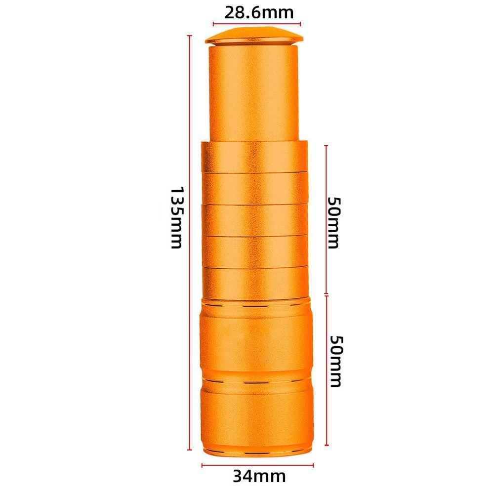 Aluminum Alloy Bike Fork Stem Extender Adjustable Bicycle Handlebar Raiser for Mountain Bike