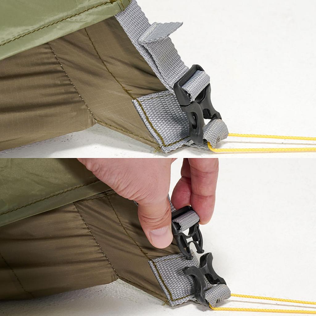 PuroMonte Outdoor Tent Light Alpine Tent for 2 People Long Blue VL29T4S (BL)