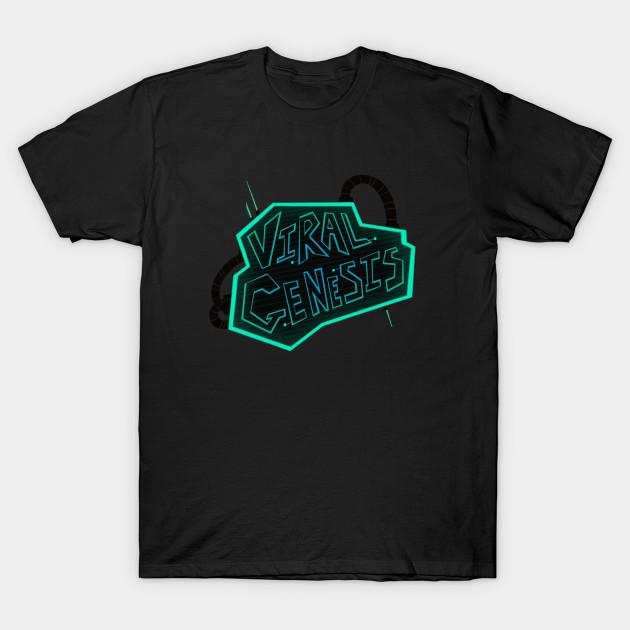 

Men Black Print T-shirt Viral Genesis Logo No-Cut Transfer Paper Print Cotton Tshirt L чорний