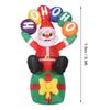 Christmas Decoration Inflatable Santa Claus With LED Light Outdoor IP44 Water Proof Xmas Yard Garden Decor Christmas Party Props