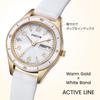 Wicca Watch ACTIVE LINE Sporty Cute Synthetic Leather Crystal Glass Ladies Analog Simple Business Student Cute Stylish Gift Easy To Read Second Hand