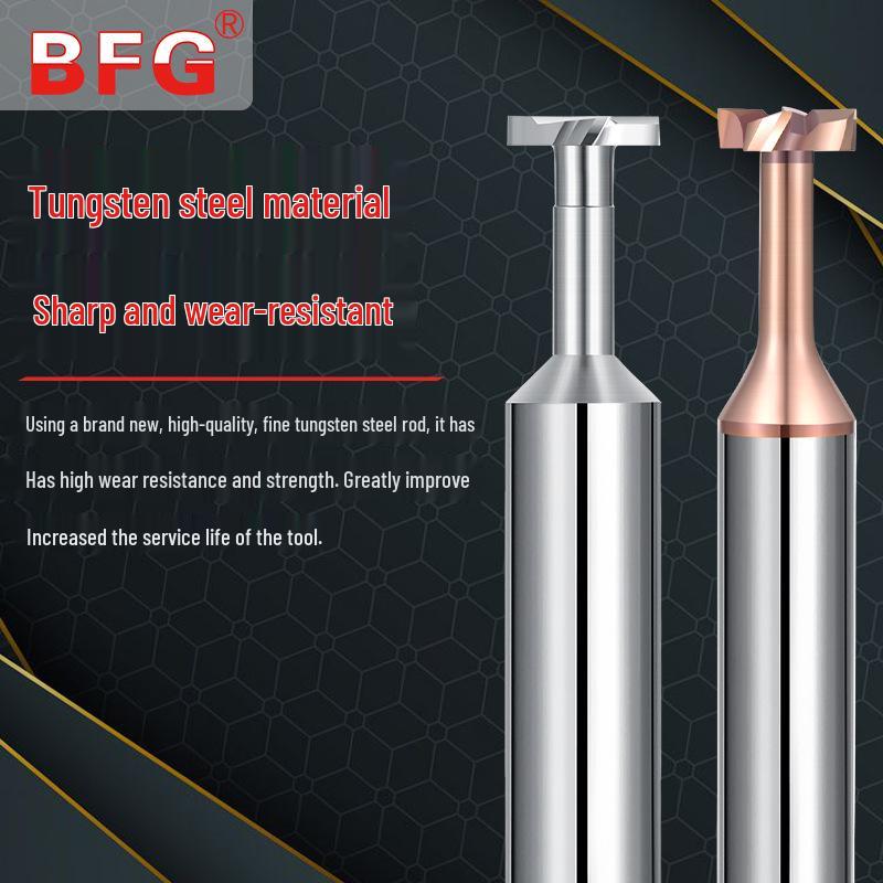 BFGT Alloy T-Slot Blade Milling Cutter - High Hardness, CNC Compatible, Customizable