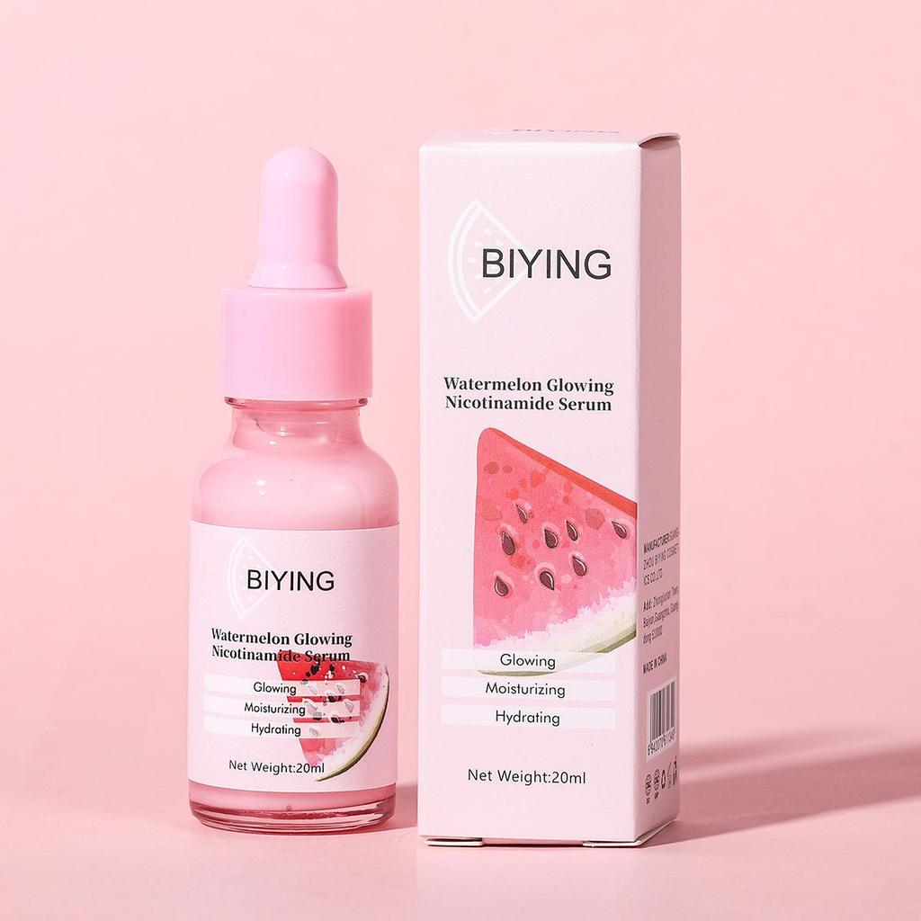 Watermelon nicotinamide essence, high-concentration nicotinamide brightening Facial Moisturizing essence.