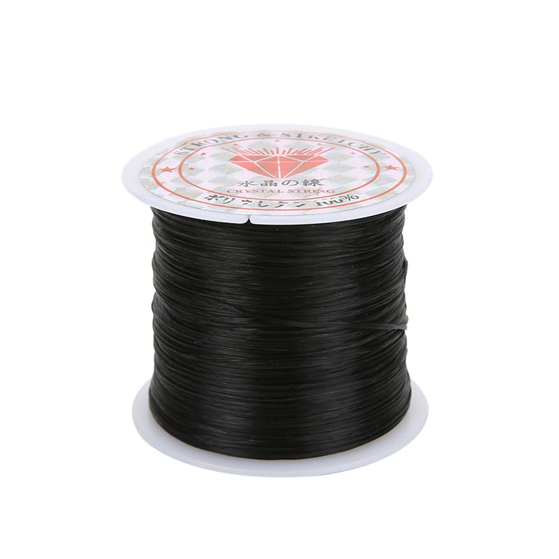 50meters 0.5mm Strong Elastic Beading Cord Thread For Bracelet Necklace Nylon Crystal Stretch String Wire DIY Jewelry Making