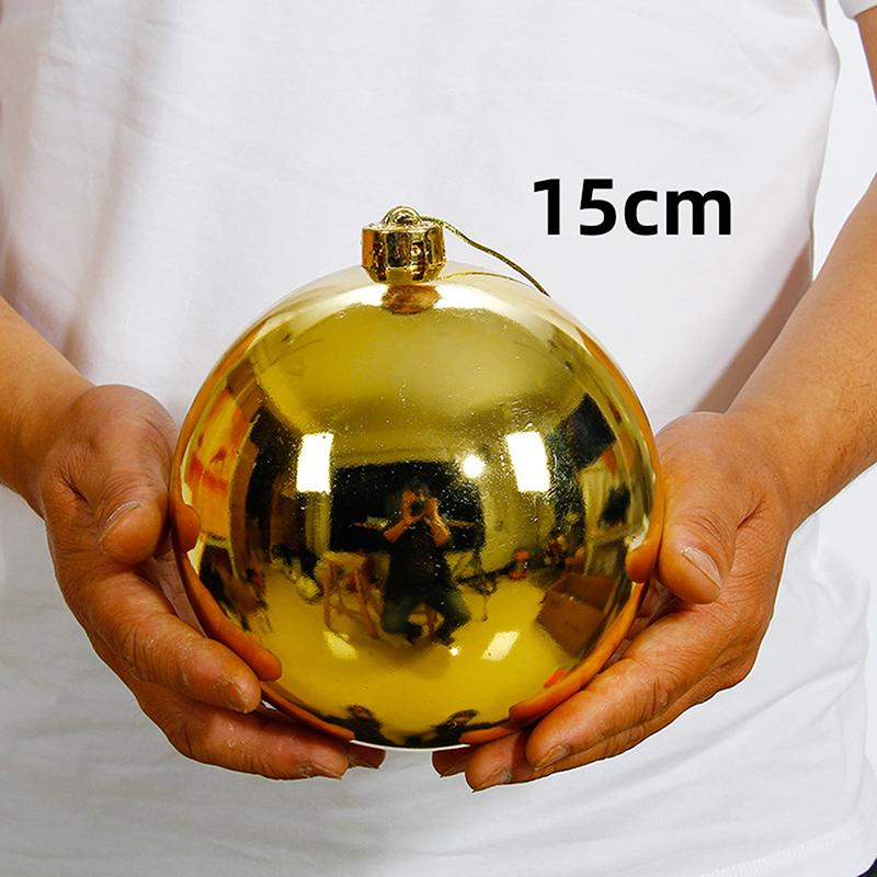 1 Stück 12/15/20CM Weihnachtsdekoration Kugel Weihnachtsbaumschmuck Hängende Glänzende Kugeln Für Zuhause Bar Party Hochzeit Weihnachten Deko